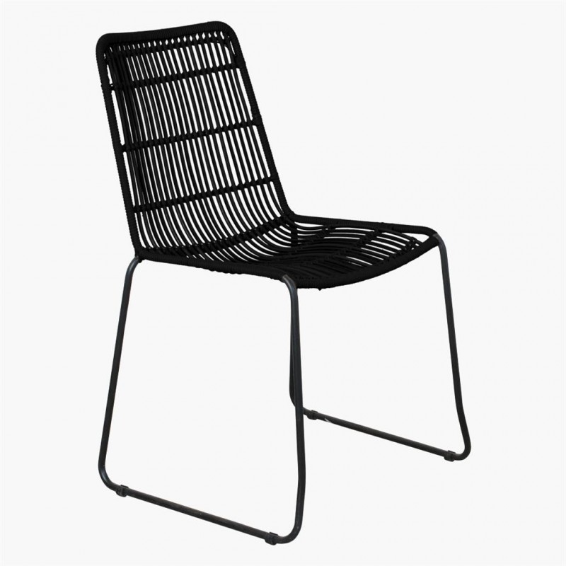 OUTDOOR CHAIR JOE BLACK 45    - CHAIRS, STOOLS